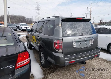 2007 Honda Pilot Ex-L из США, поврежденный, VIN 5FNYF28527B038287